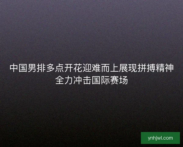 中国男排多点开花迎难而上展现拼搏精神全力冲击国际赛场